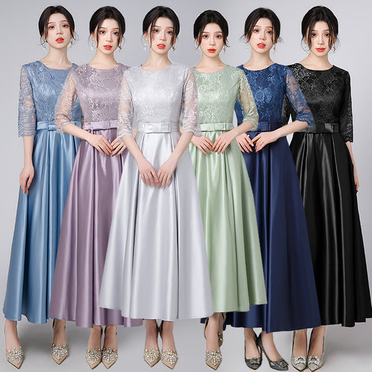 Evening Dress Long Korean Style Banquet Lace AliExpress Dress AliExpress Party Host Dress