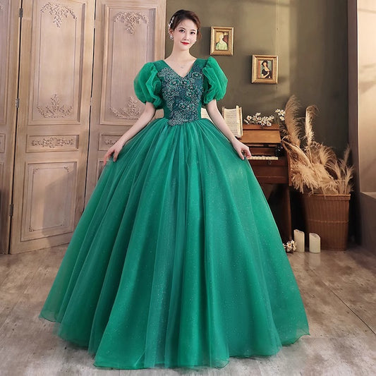 Evening dresses for Dinner dress Music Art Exam Host Solo Pettiskirt Student Performance Long Dress H82909