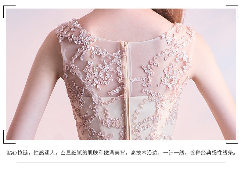 Banquet Evening Dress 2024 New Elegant Dress Long Slimming Host Performance Dress for Women Summer