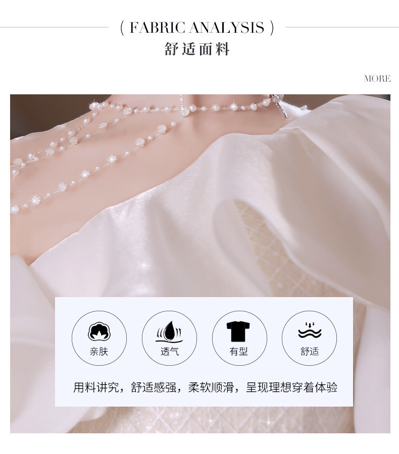 Evening Dress for Women Light Luxury Minority High-End High-Grade Host French Fishtail Heavy Industry Party Elegant