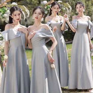 off-Shoulder French Evening Dress 2024 Spring New Banquet FARCENT Mori Style Western Style Host Banquet Evening Dress