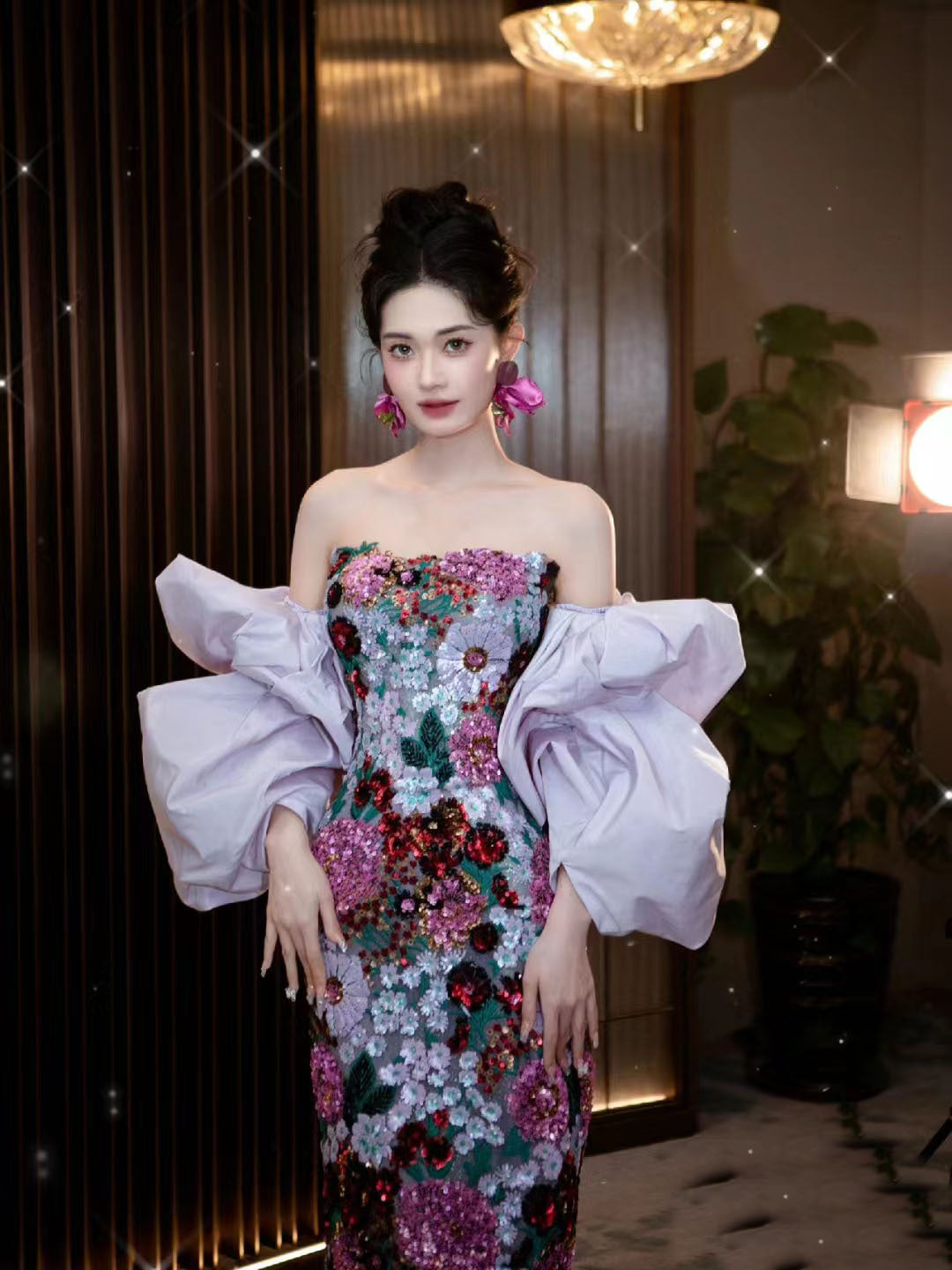 New Chinese Style Fishtail Evening Dress 2024 New Light Luxury Minority Morning Gowns Toast Dress Bride Purple Banquet Dress