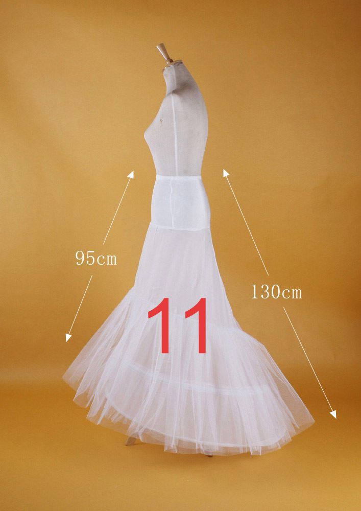 Petticoat Bride Wedding Dress Crinoline Single Steel 2 Rings 3 Steel 6 Steel 6 Yarn Hard Mesh Tutu Skirt Large Fishtail Elastic Waist Small Support Slip Dress Manufacturer