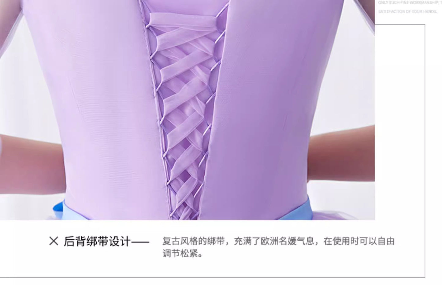 Purple Yarn Evening Dress 2024 New Banquet Temperament Slimming Host Fairy Art Exam Socialite Gathering Dress Women