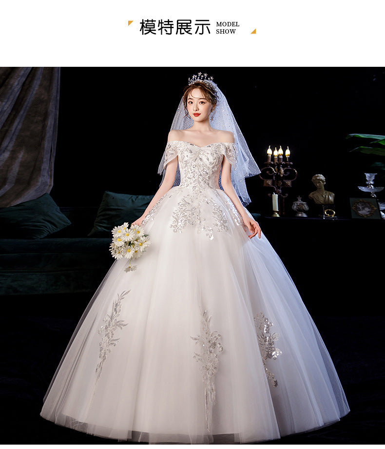 Wedding Dress 2024 New Bridal Floor-Length Dream Wedding Dress Fashion Korean Style Bandeau Princess Elegant Pettiskirt Spring