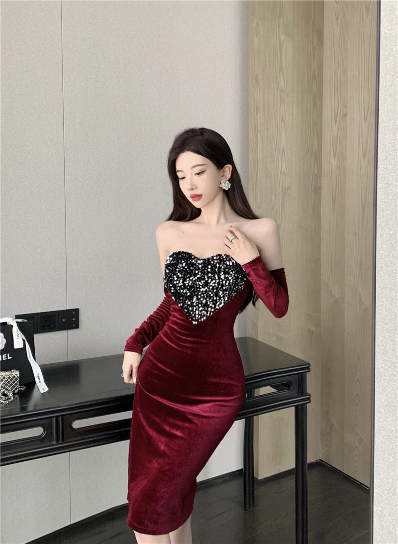 Party dress Dinner evening dresses prom gown for ball H2903