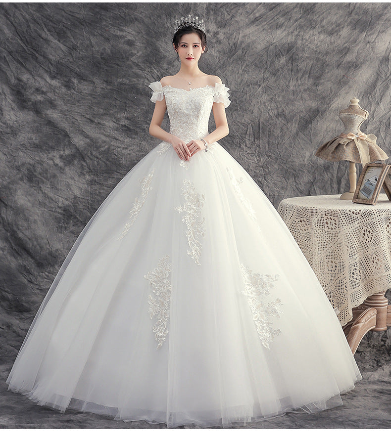 New Wedding Dress for Brides, Forest Style, Petite, Slimming, Super Fairy, Dreamy, Elegant, Light and Simple Dress for Women
