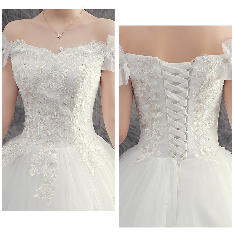 New Wedding Dress for Brides, Forest Style, Petite, Slimming, Super Fairy, Dreamy, Elegant, Light and Simple Dress for Women