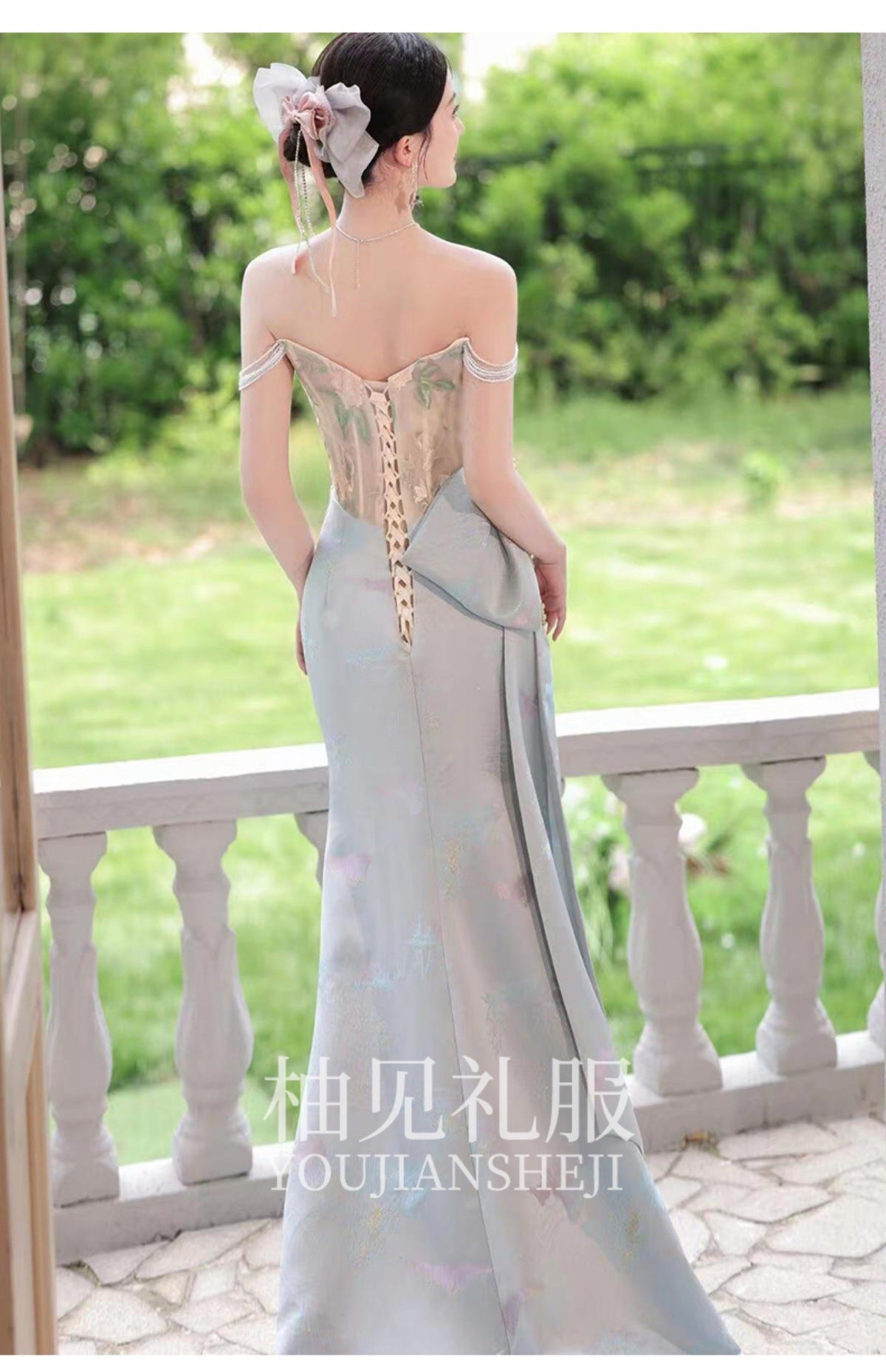 New Chinese Style Morning Gowns Women's 2024 New High-Grade Wedding Toast Clothing Light Luxury Minority Bride Engagement Formal Dress Summer