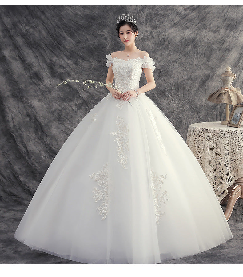 New Wedding Dress for Brides, Forest Style, Petite, Slimming, Super Fairy, Dreamy, Elegant, Light and Simple Dress for Women