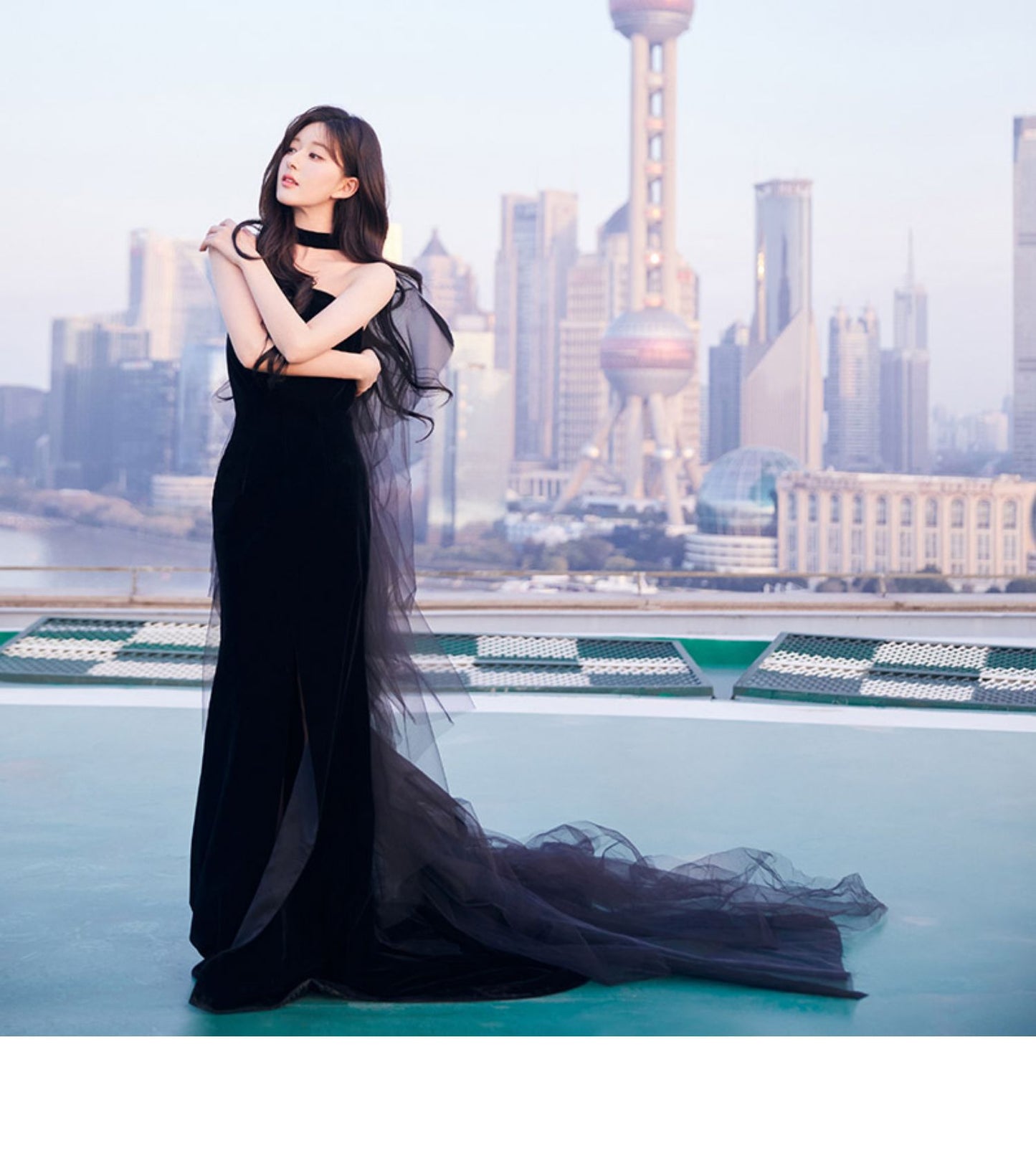 Zhao Lusi Same Wedding Dress Black Slim Fishtail Dress Slim Fit Tube Top Banquet Evening Dress AliExpress