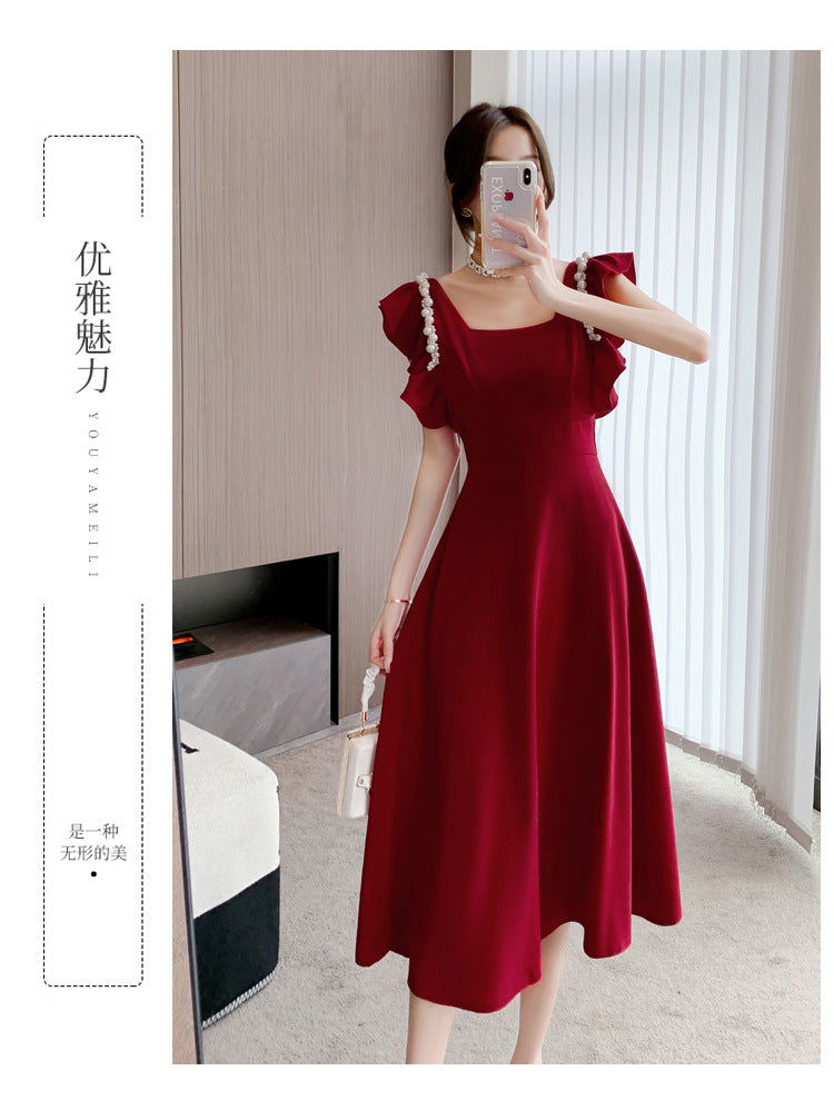 Evening Dresses Party Dress For Wedding Birthday Chinese New Year Red Dress Evening Gown H799