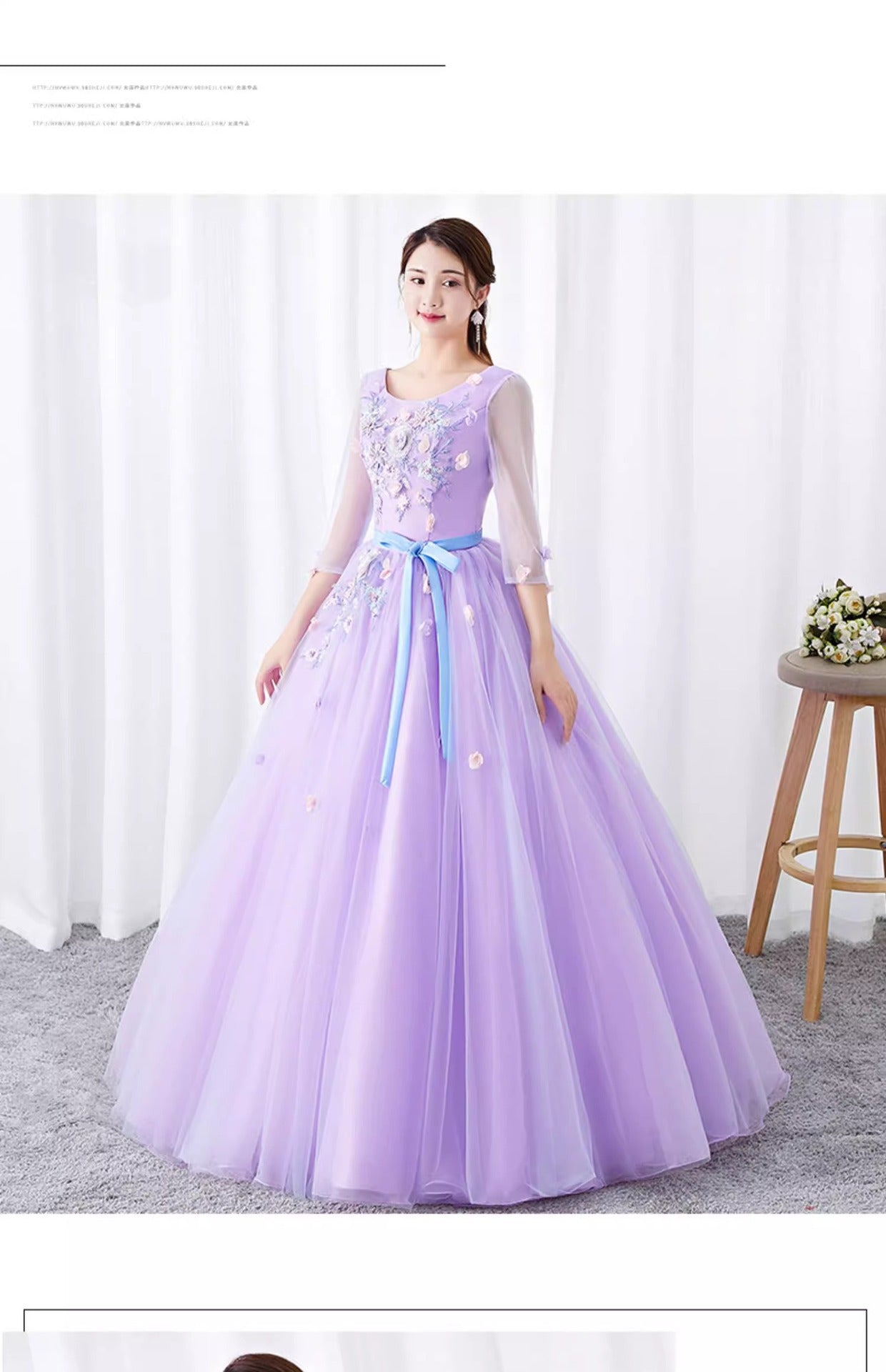 Purple Yarn Evening Dress 2024 New Banquet Temperament Slimming Host Fairy Art Exam Socialite Gathering Dress Women