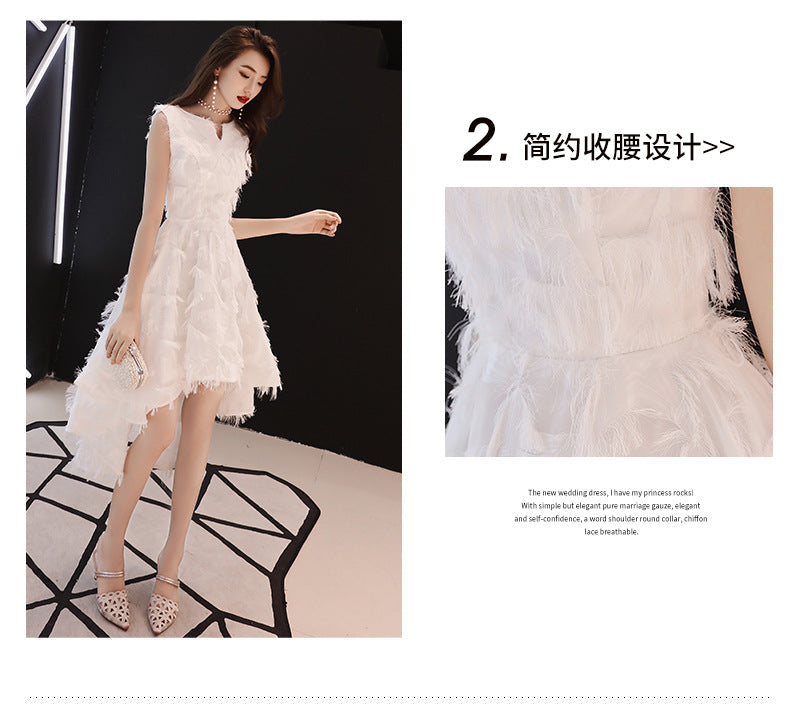 Banquet Evening Dress Dress Women's 2024 New Autumn Elegant Graceful Elegant Dinner Socialite Slimming Dress Small Gift