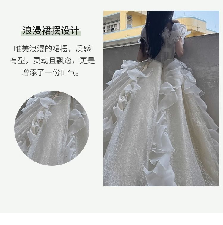 Escape Princess Style Evening Dress Female High Sense Light Luxury Minority Adult Ceremony Student Art Exam Graduate Day Little Dress