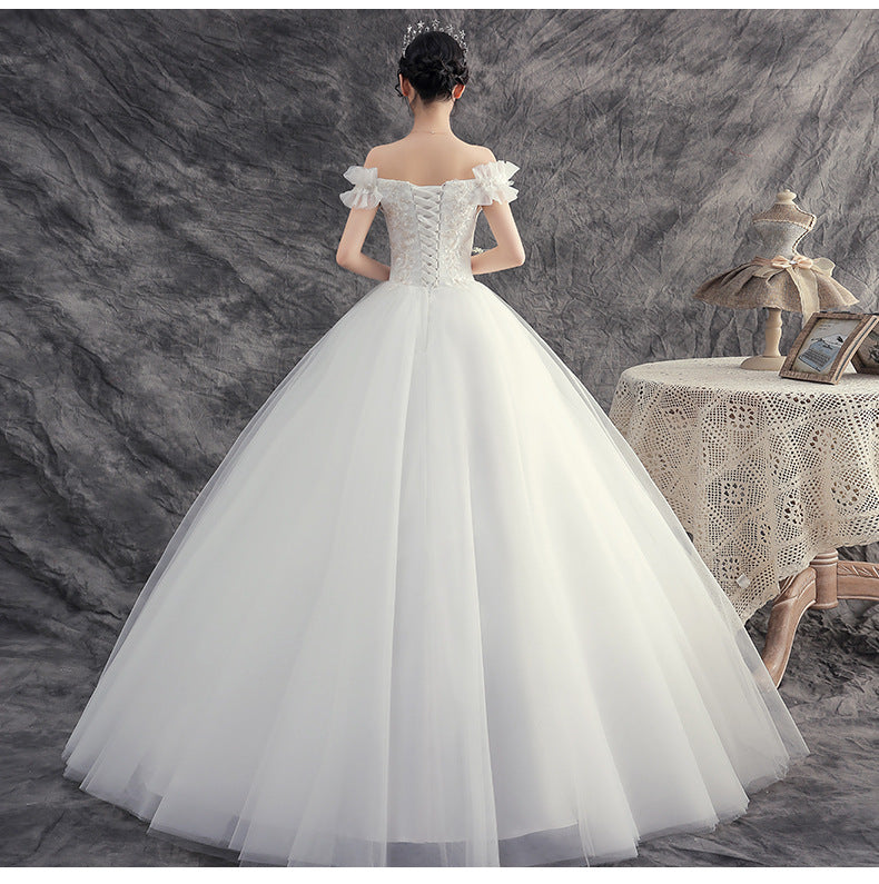 New Wedding Dress for Brides, Forest Style, Petite, Slimming, Super Fairy, Dreamy, Elegant, Light and Simple Dress for Women