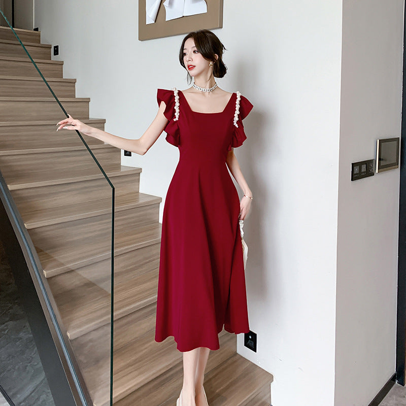 Evening Dresses Party Dress For Wedding Birthday Chinese New Year Red Dress Evening Gown H799