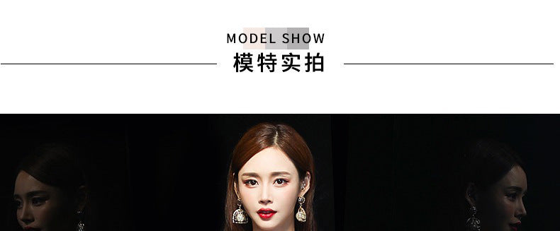 Host Evening Dress Women 2024 New Autumn off-Shoulder Banquet Queen Long Choir Costumes Women