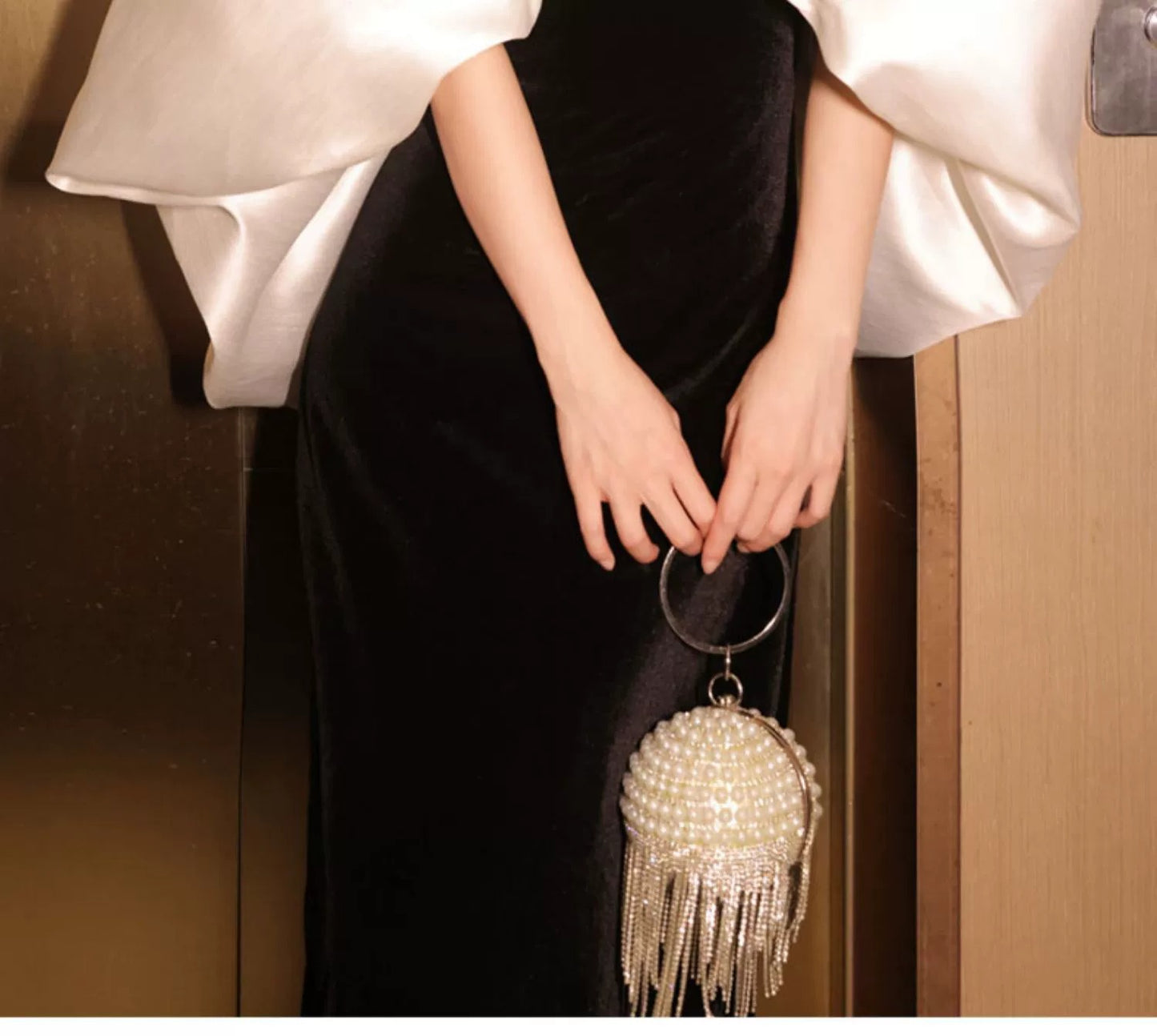 Black Dress Light Luxury Minority High-End High-Grade Party Adult Ceremony Daily Wearable Host Performance Costume