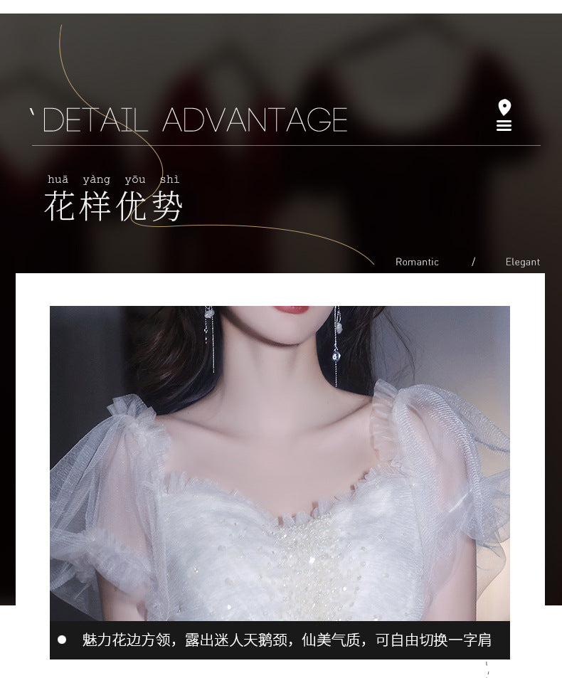 French Evening Dress Women's Banquet 2024 Fairy High-End Affordable Luxury Niche Dinner High-End High Sense Host Adult