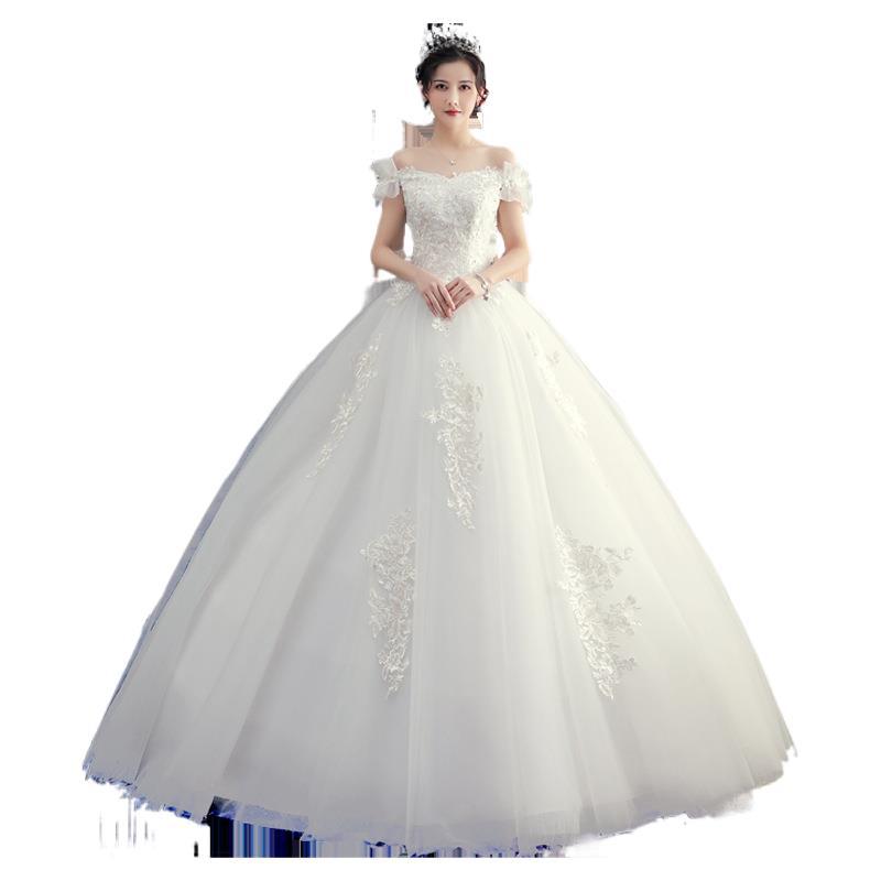 New Wedding Dress for Brides, Forest Style, Petite, Slimming, Super Fairy, Dreamy, Elegant, Light and Simple Dress for Women