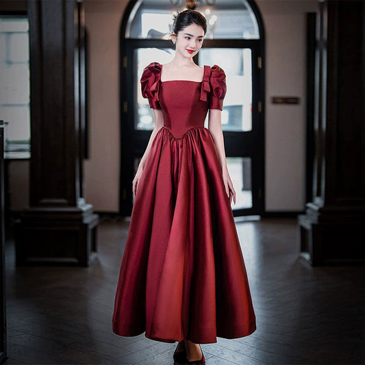 Escape Princess Toast Dress Bride High Sense 2024 New French Engagement Dress Female Small