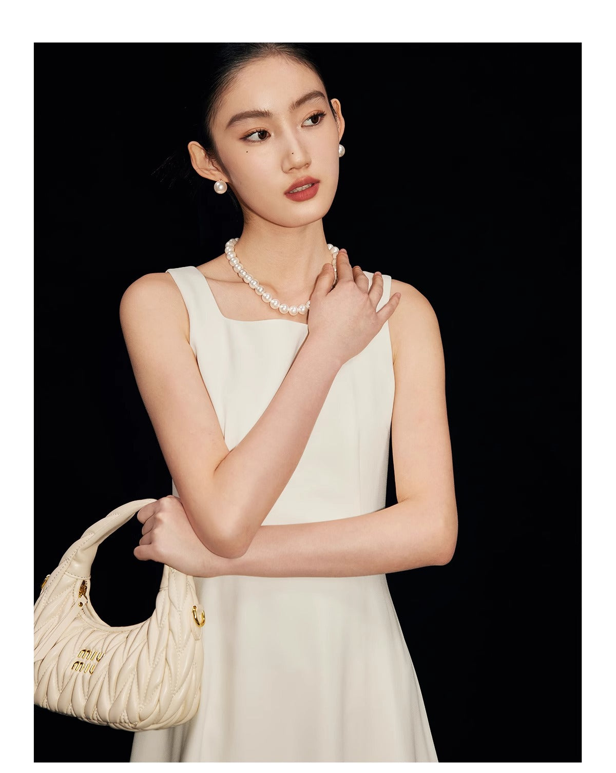 French Style White Dress 2024 New Sleeveless Vest Dress for Women Summer Fashion Slimming Long Dress