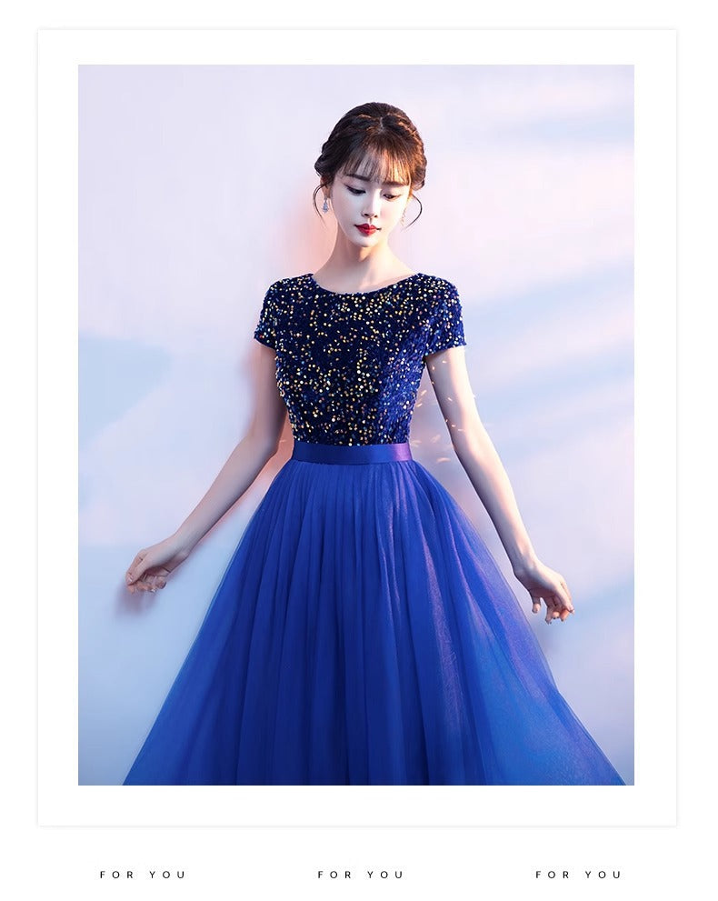 Choir Performance Costume Female Dress Banquet Adult Formal Dress Temperament Host Chorus Recitation Competition Costume