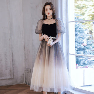 Banquet Little Evening Dress for Women 2024 New Elegant and Simple Dress Suitable for Casual Wear