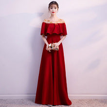 Banquet Evening Dress 040 New Fashion Elegant Dress for Women Small Dress Dress for Women Mid-Length Evening Dress