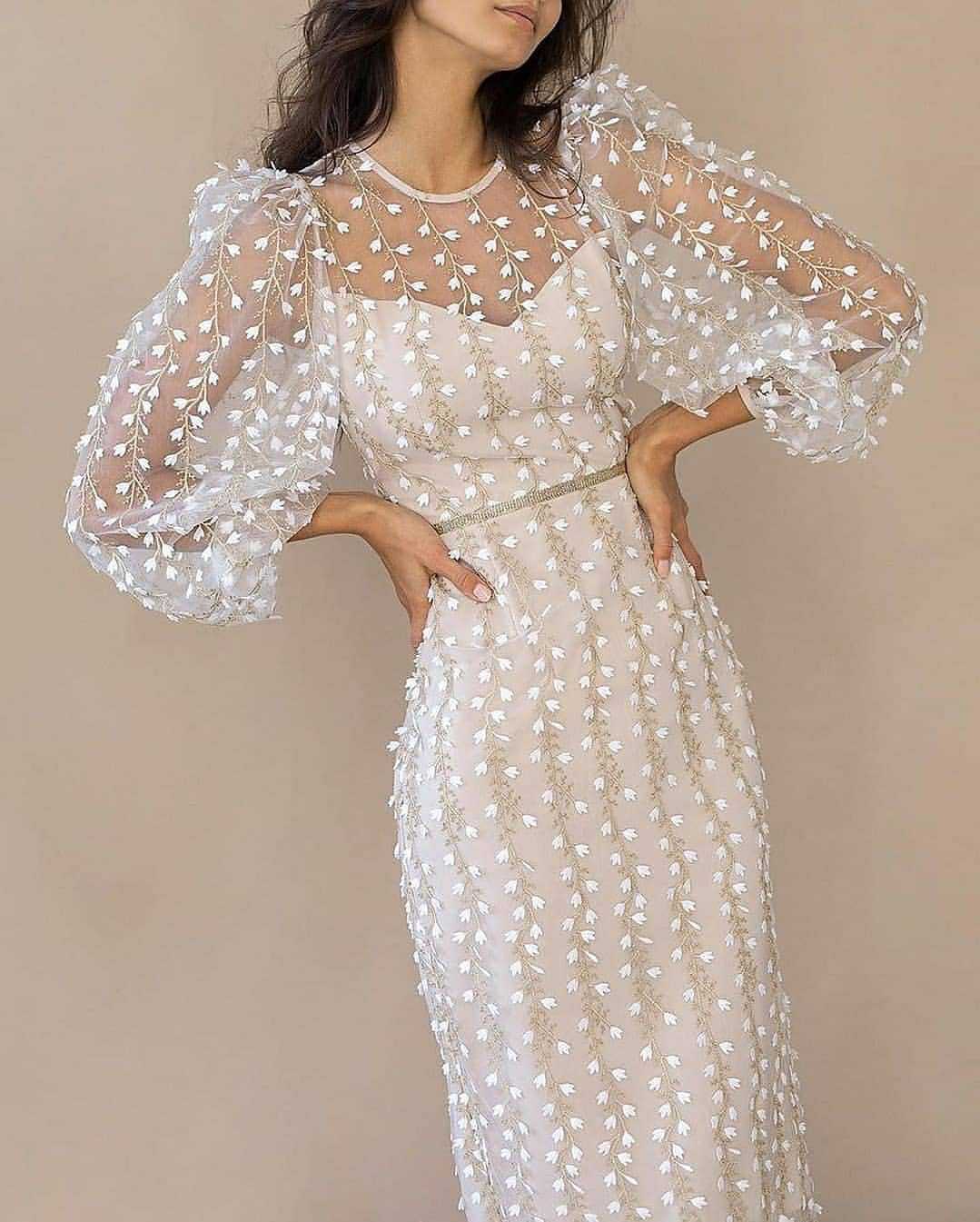 Europe and America Cross Border Independent Station Amazon New Lady Temperamental Embroidery Transparent Mesh Dress Fashion Long Skirt