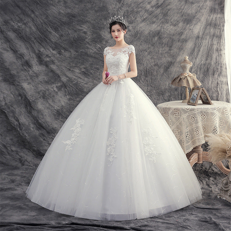 New Wedding Dress for Brides, Forest Style, Petite, Slimming, Super Fairy, Dreamy, Elegant, Light and Simple Dress for Women