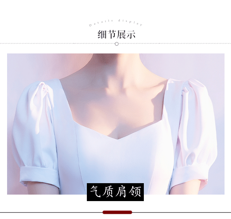 Red Song Choir Performance Dress for Women Modern Adult Banquet Conductor Dress Slim Gradient Color Art Exam Dress Academy Style
