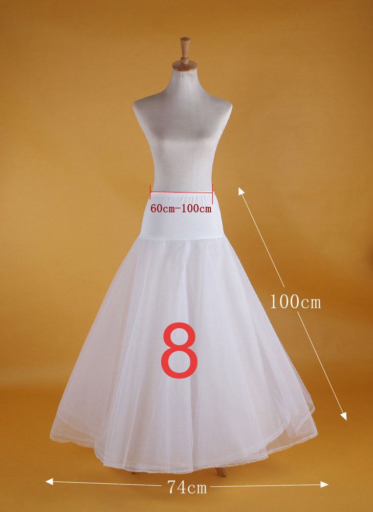 Petticoat Bride Wedding Dress Crinoline Single Steel 2 Rings 3 Steel 6 Steel 6 Yarn Hard Mesh Tutu Skirt Large Fishtail Elastic Waist Small Support Slip Dress Manufacturer