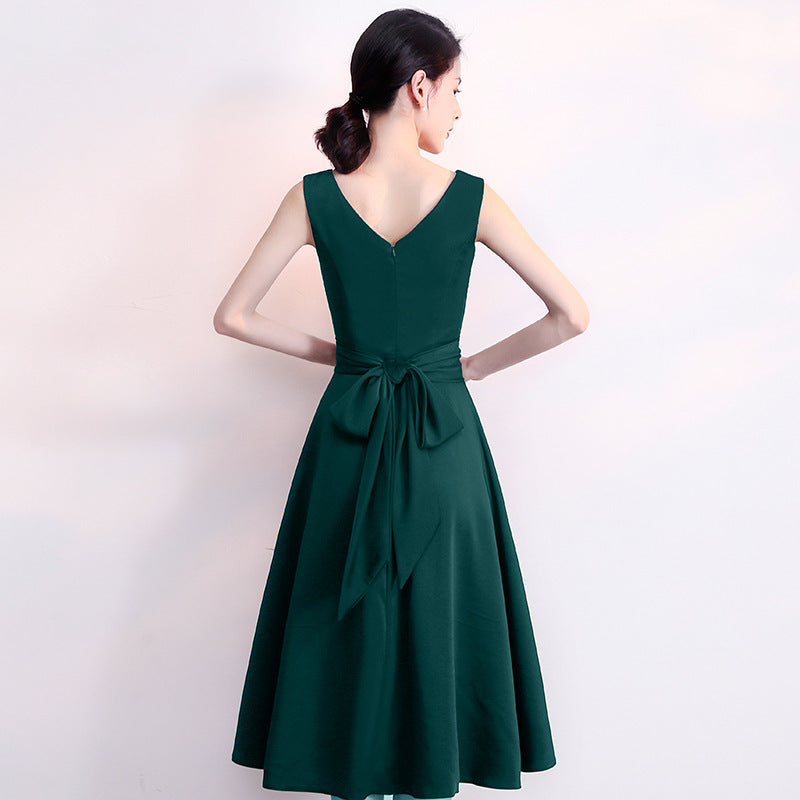 Banquet Little Evening Dress for Women 2024 New Elegant and Simple Dress Suitable for Casual Wear