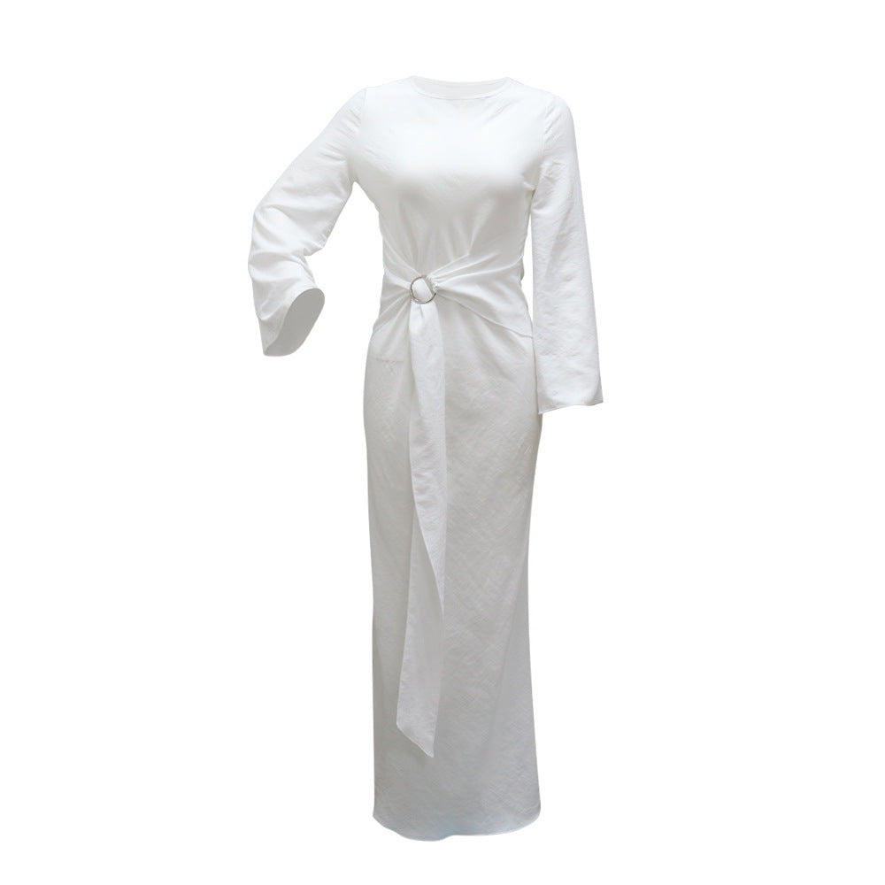 Xqy500331 Cross-Border Middle East Muslim Ethnic Clothes 2024 Popular Elegant Dress Commuter Robe