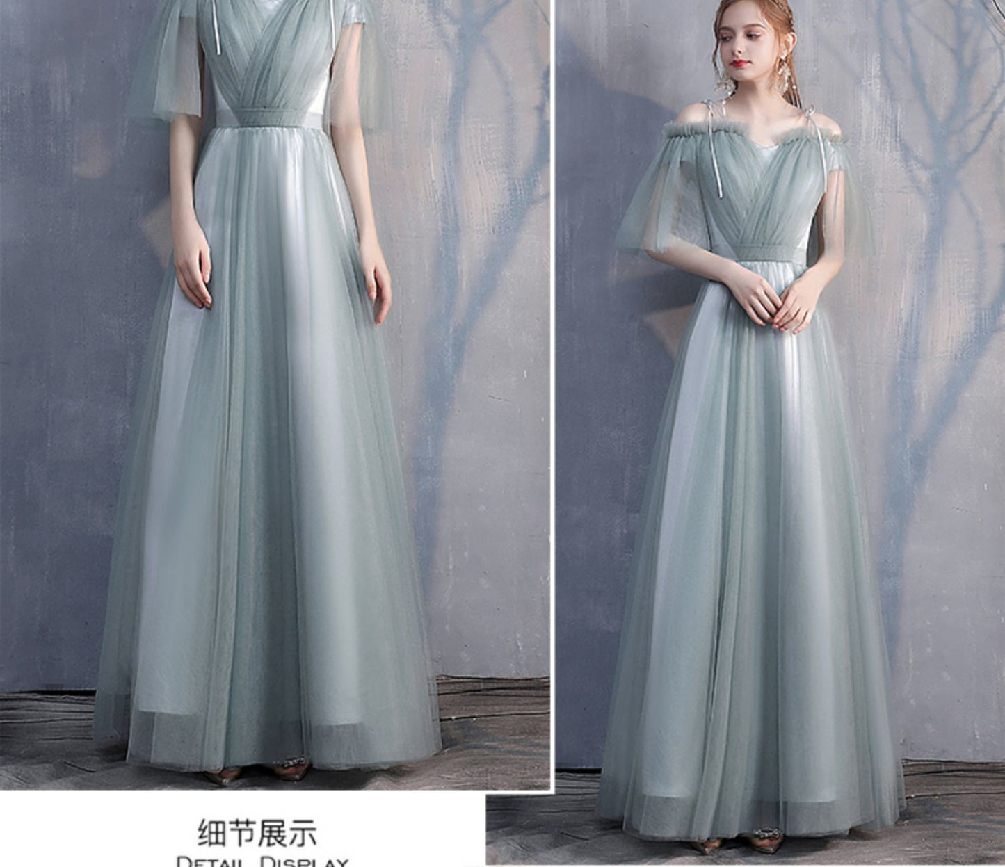 Bridesmaid Dress 2024 New Spring Mori Fairy Bridesmaid Ladybro Dress Dress Long Slim-Fit Banquet Evening Dress for Women