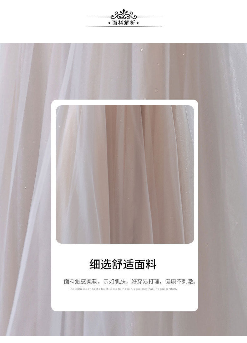 Temperament Banquet Evening Dress for Women 2024 New Autumn Bridal off-Shoulder Gray Elegant Dress for Host