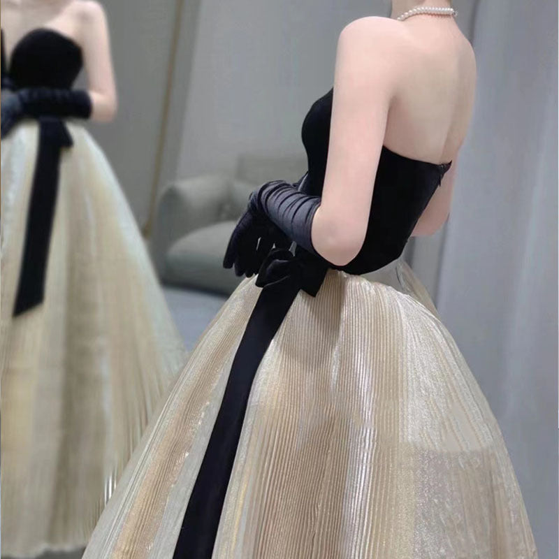 Ball gown Evening Dress Bride Engagement High-End Temperament Noble Elegant Birthday Banquet Annual Meeting Host  Women's Long H3569