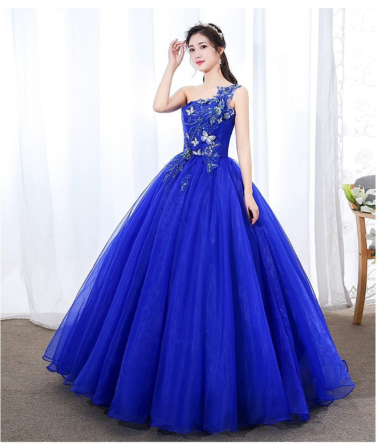 Evening Dress Host Costume Vocal Music Art Test Student Singing Bel Canto Solo Dress Women's Long Pettiskirt Winter