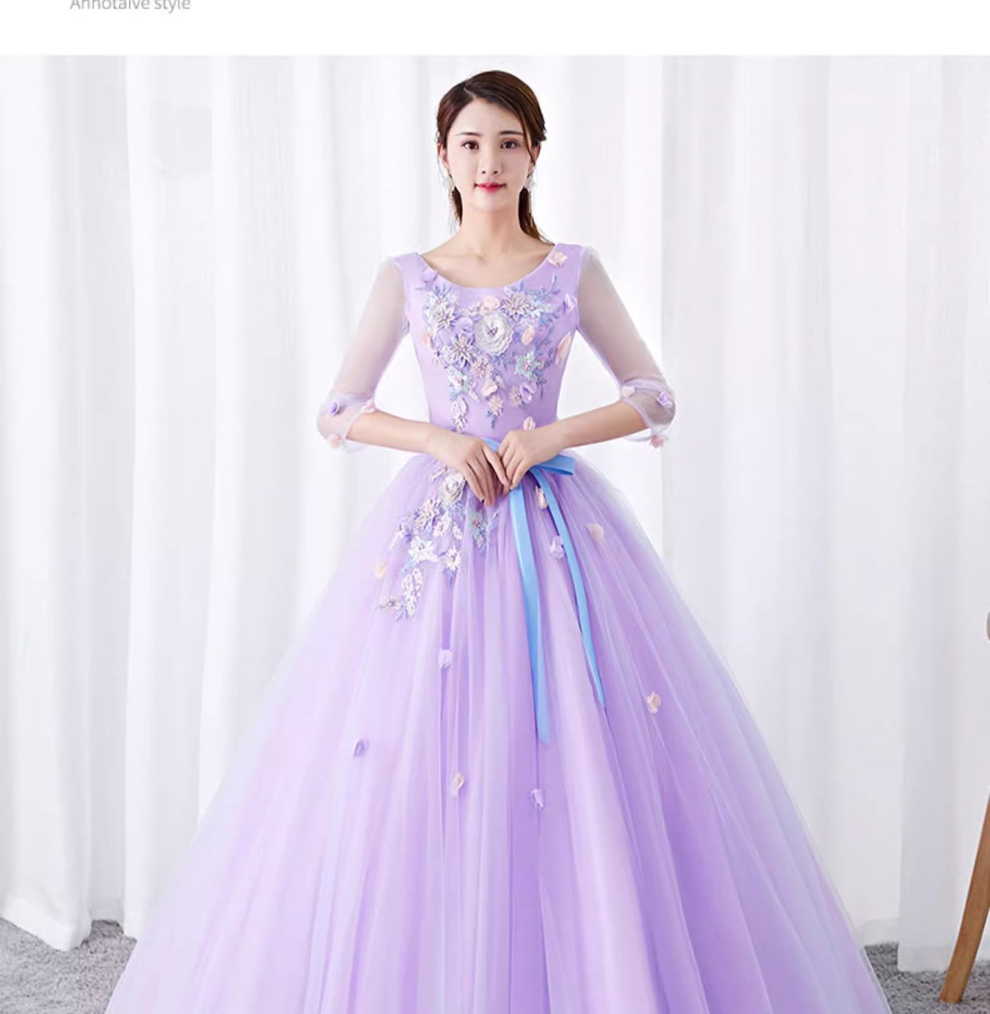Purple Yarn Evening Dress 2024 New Banquet Temperament Slimming Host Fairy Art Exam Socialite Gathering Dress Women