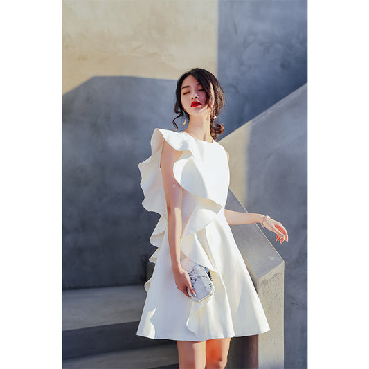 Evening Dress 2022 New Ladies Graceful Western Style Dress Small Dress Birthday Party Banquet Women's Dress Small Dress