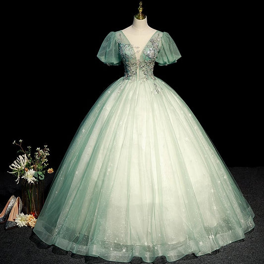 Evening Dress Vocal Music Piano Art Exam Solo Performance Pettiskirt Elegant Host Adult Ceremony Dress Fairy
