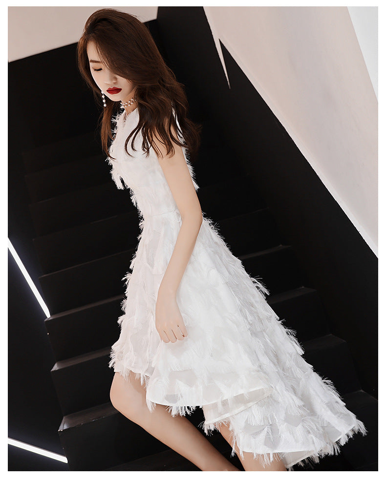 Banquet Evening Dress Dress Women's 2024 New Autumn Elegant Graceful Elegant Dinner Socialite Slimming Dress Small Gift