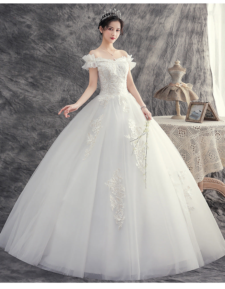 New Wedding Dress for Brides, Forest Style, Petite, Slimming, Super Fairy, Dreamy, Elegant, Light and Simple Dress for Women