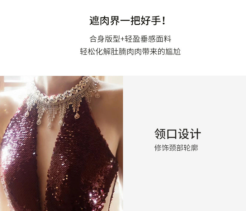 TOAST Clothing 2024 New High Sense Wine Red Bride Engagement Formal Dress Banquet Temperament Host Evening Dress Women