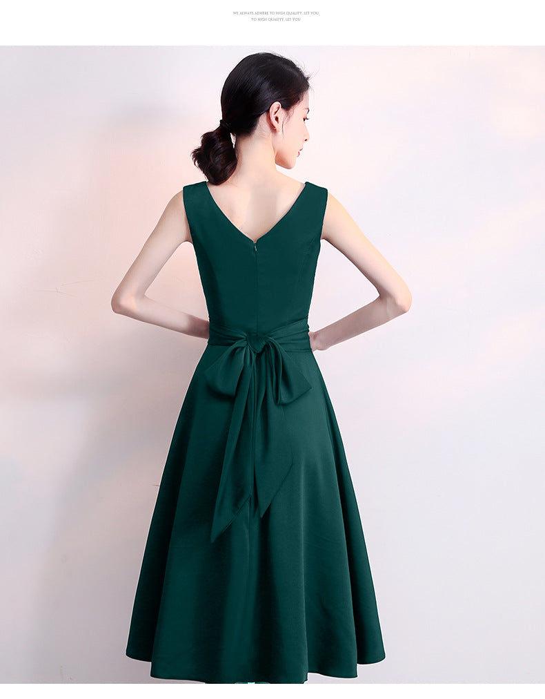 Banquet Little Evening Dress for Women 2024 New Elegant and Simple Dress Suitable for Casual Wear