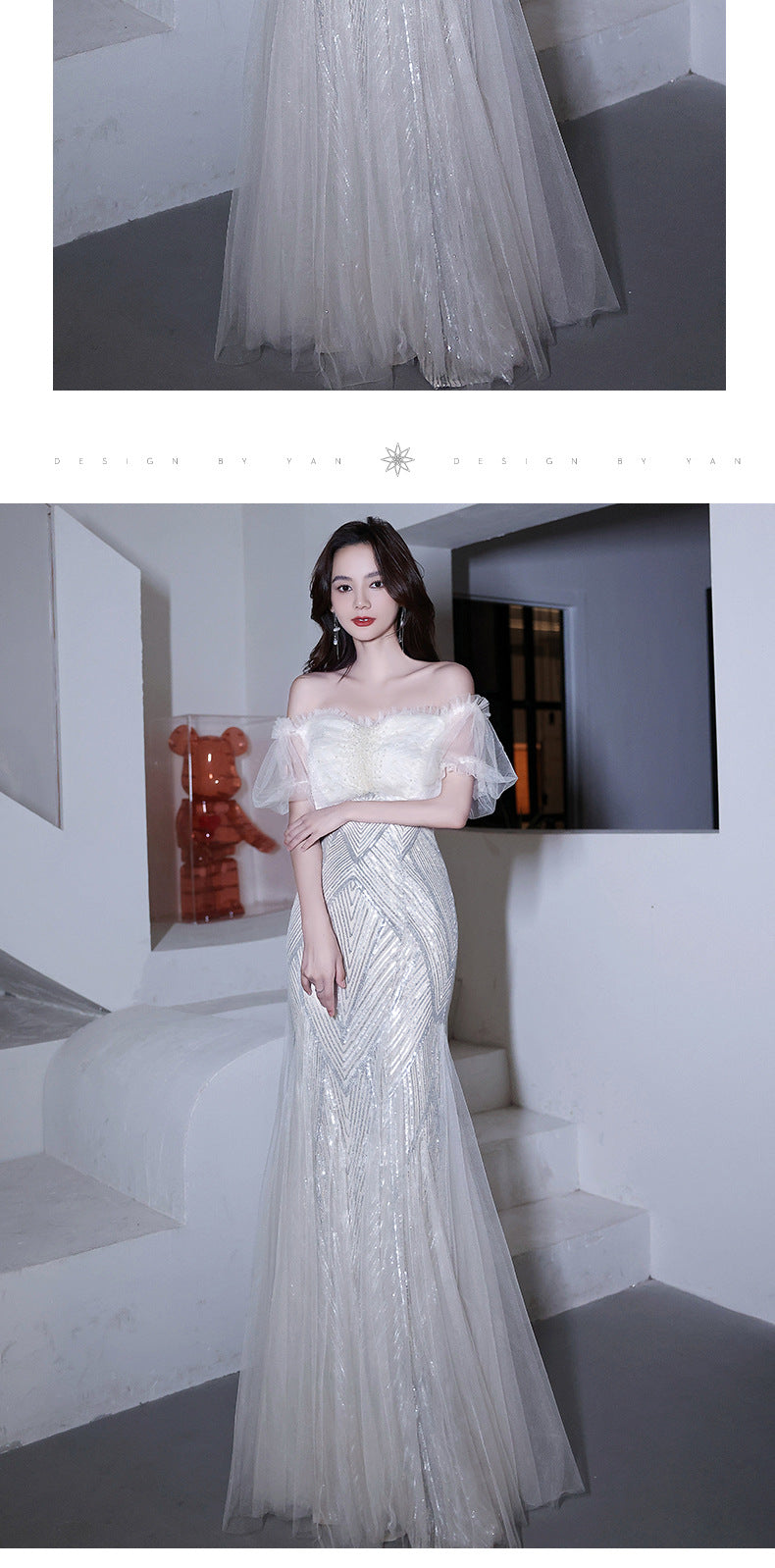 French Evening Dress Women's Banquet 2024 Fairy High-End Affordable Luxury Niche Dinner High-End High Sense Host Adult