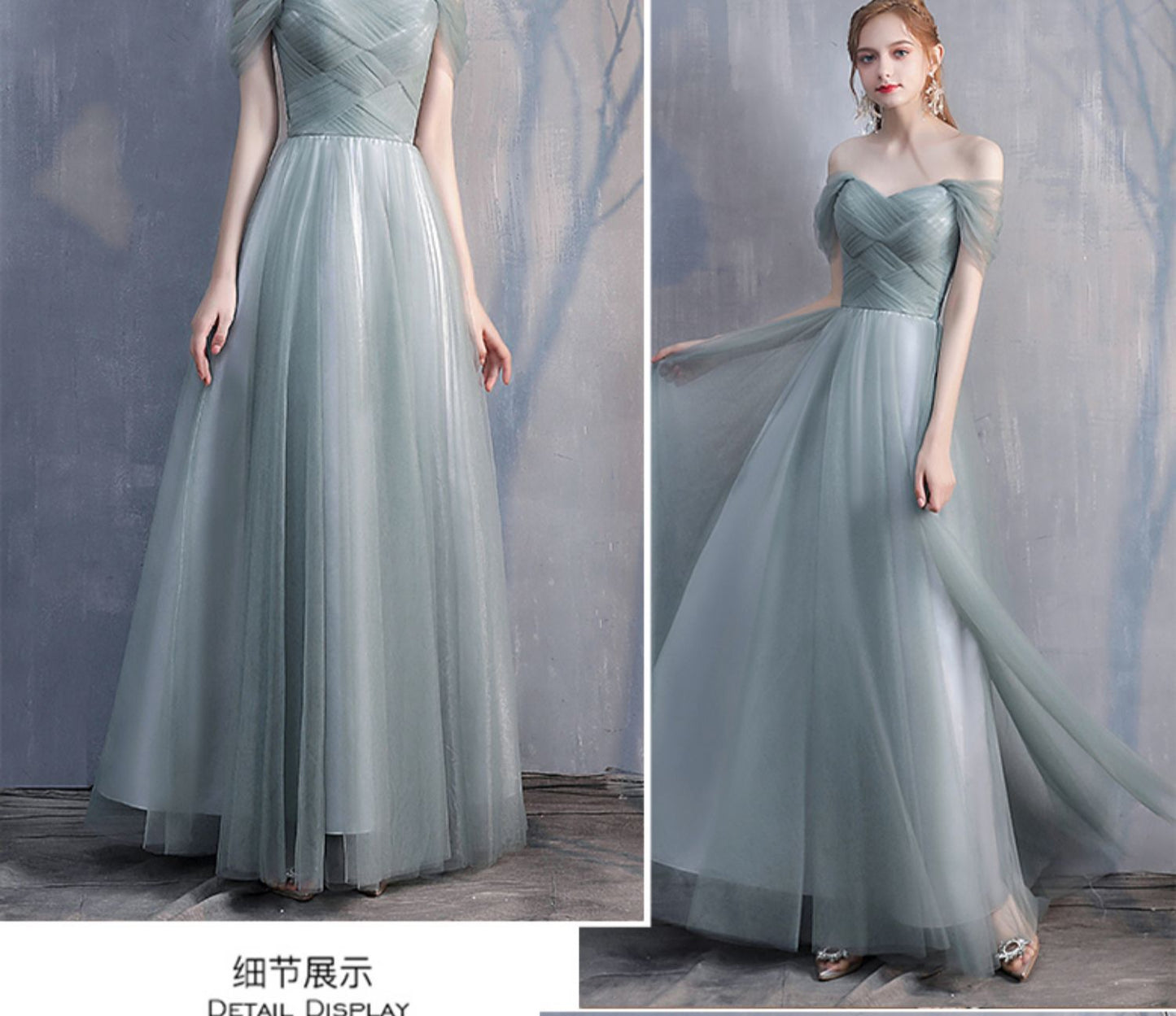 Bridesmaid Dress 2024 New Spring Mori Fairy Bridesmaid Ladybro Dress Dress Long Slim-Fit Banquet Evening Dress for Women