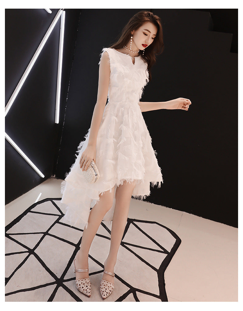 Banquet Evening Dress Dress Women's 2024 New Autumn Elegant Graceful Elegant Dinner Socialite Slimming Dress Small Gift